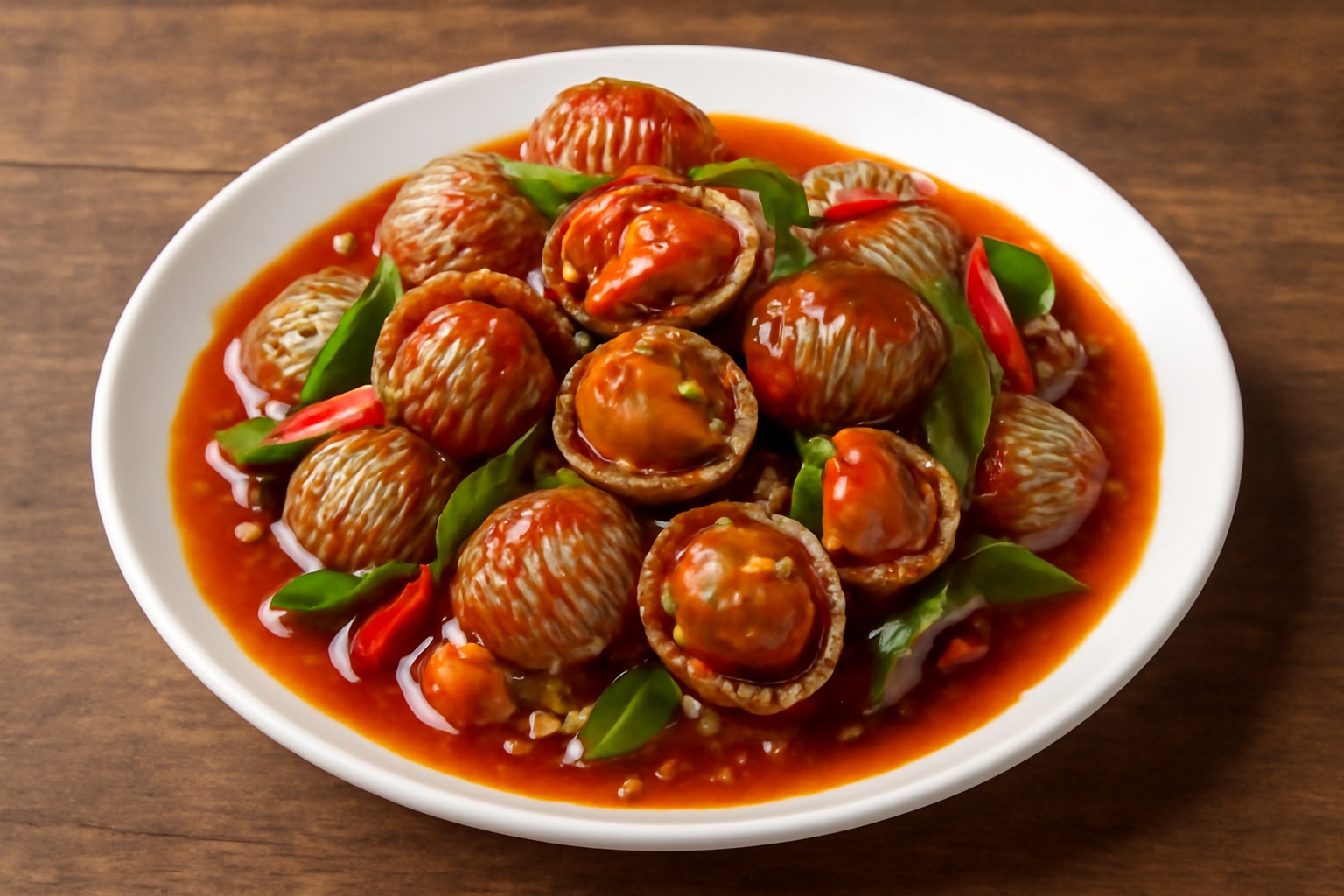 Sò tộ xào me