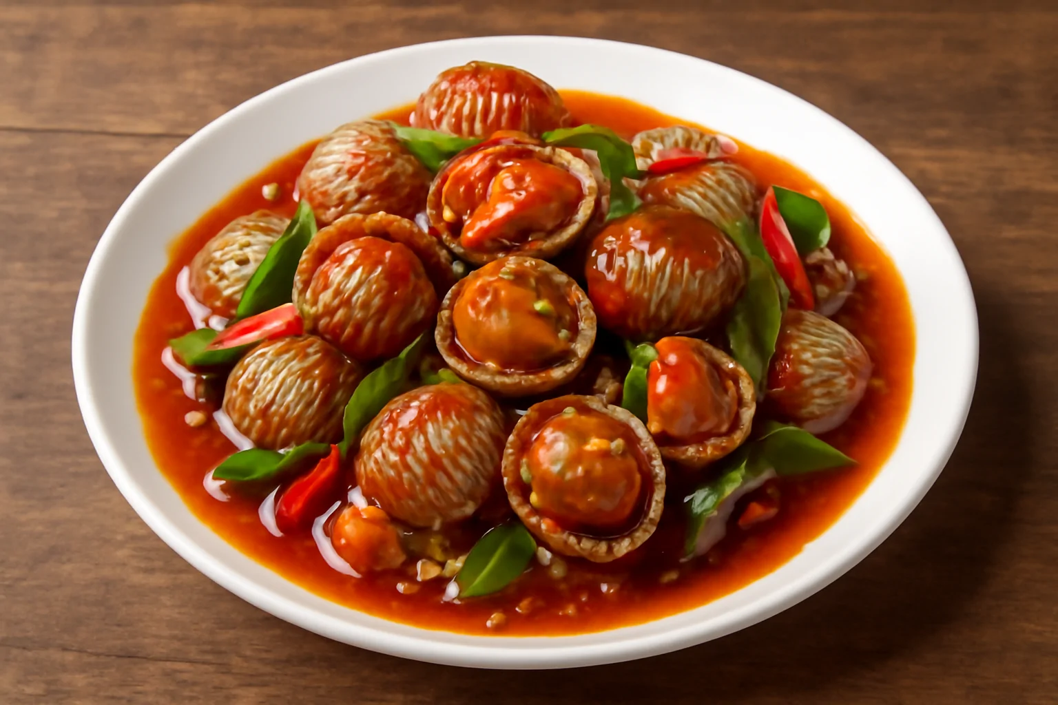 Sò tộ xào me