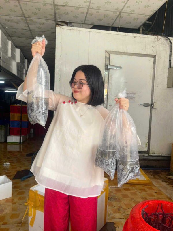 hải sản tươi bạch tuộc