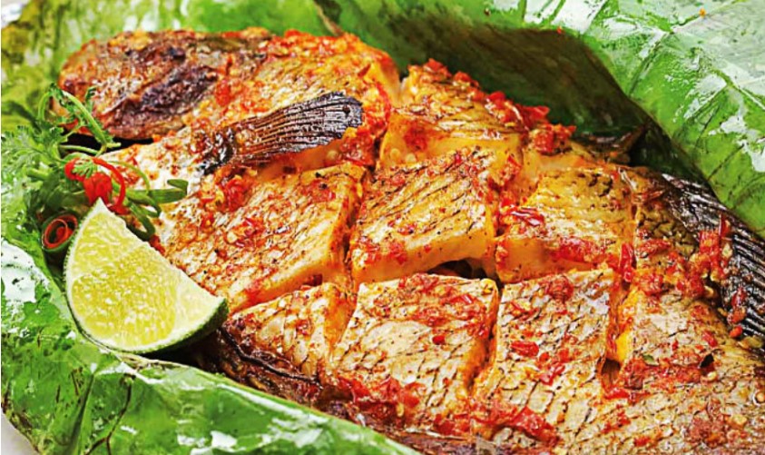 Cá bơn nướng muối ớt