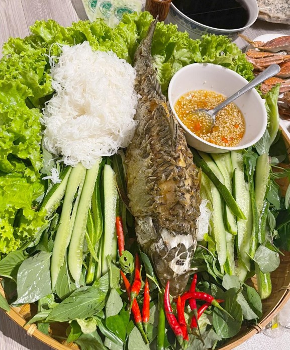 Cá chép giòn chiên xù