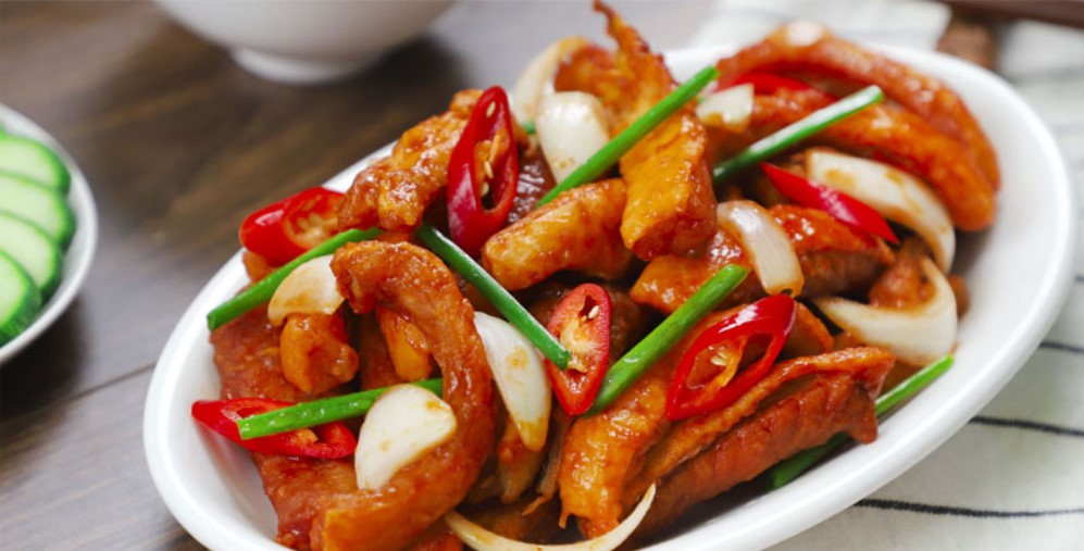 Cà hồi sốt chua ngọt