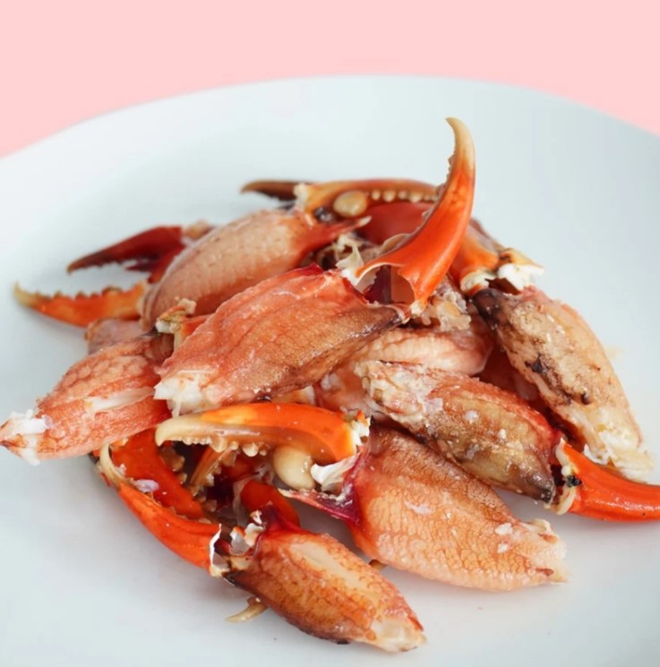 Càng cua luộc Càng cua luộc