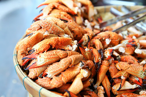 Càng cua rang muối Càng cua rang muối