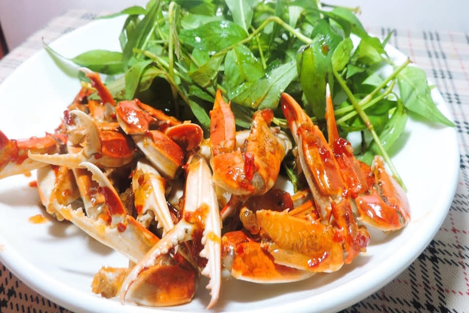 Càng ghẹ sốt cay Càng ghẹ sốt cay