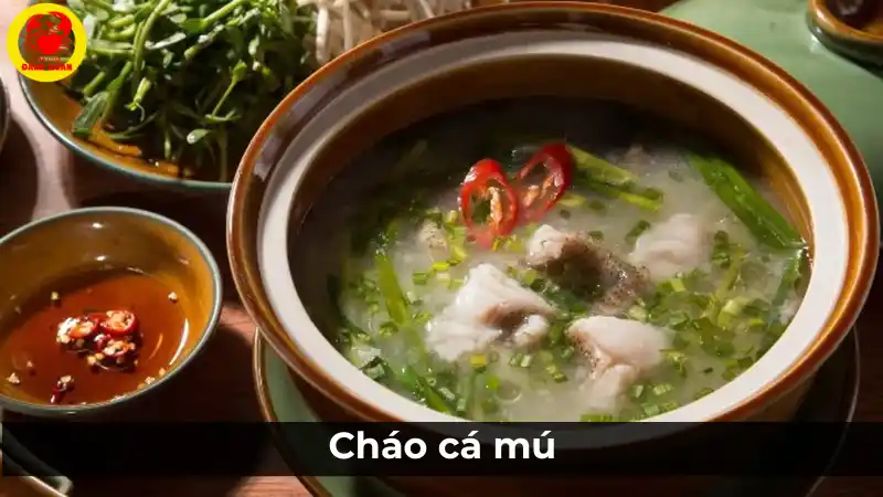 Cháo cá mú: Món ngon bổ dưỡng, thơm lừng tại Vựa Cua Đăng Quân Cần Thơ.