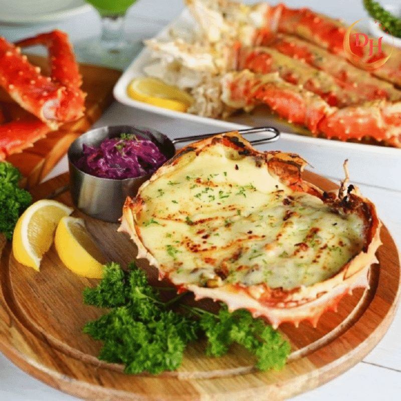 Cua hoàng đế nướng phô mai