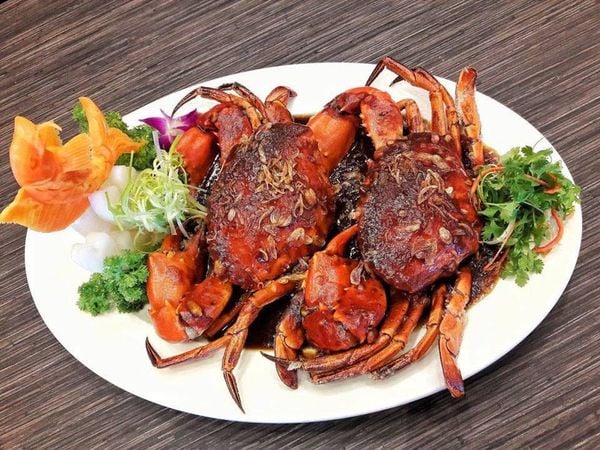 Cua thịt rang me Cua thịt rang me