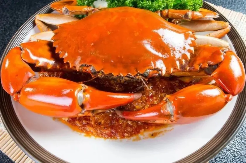 Cua thịt sốt bơ tỏi