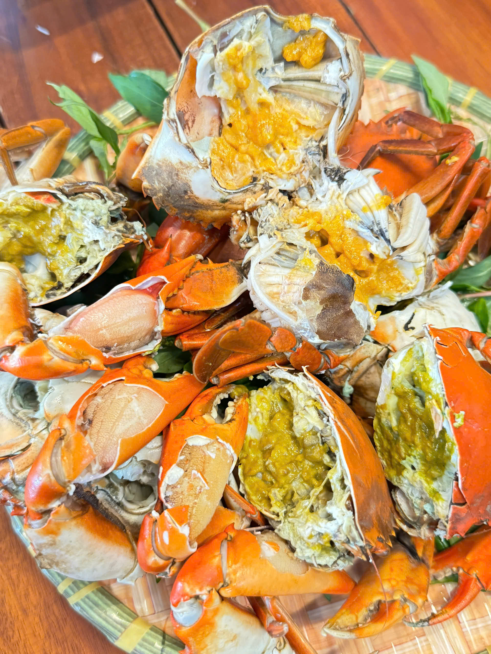 Cua Zon hấp đơn giản Cua Zon hấp đơn giản