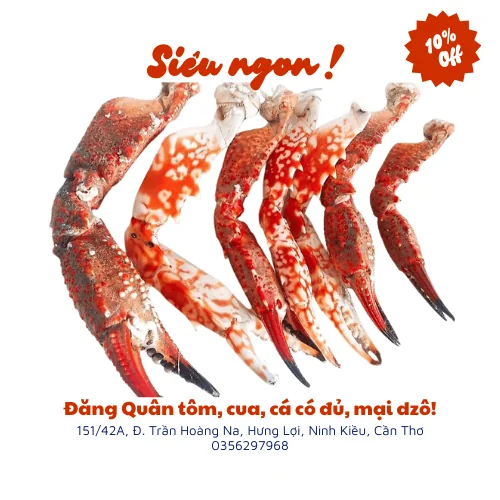 Ghẹ thịt càng ghẹ tươi
