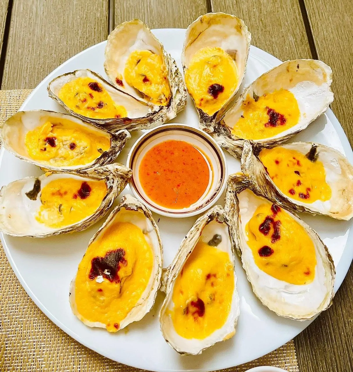 Hàu đại dương nướng phô mai