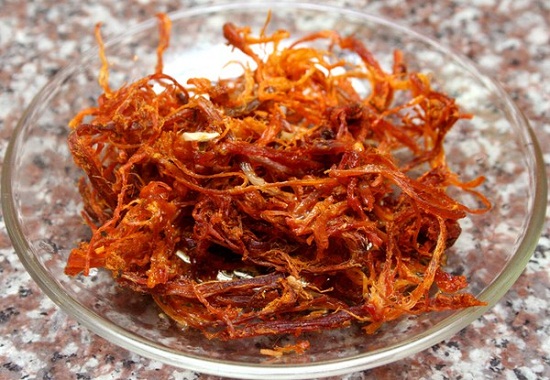 Khô mực chiên tỏi ớt