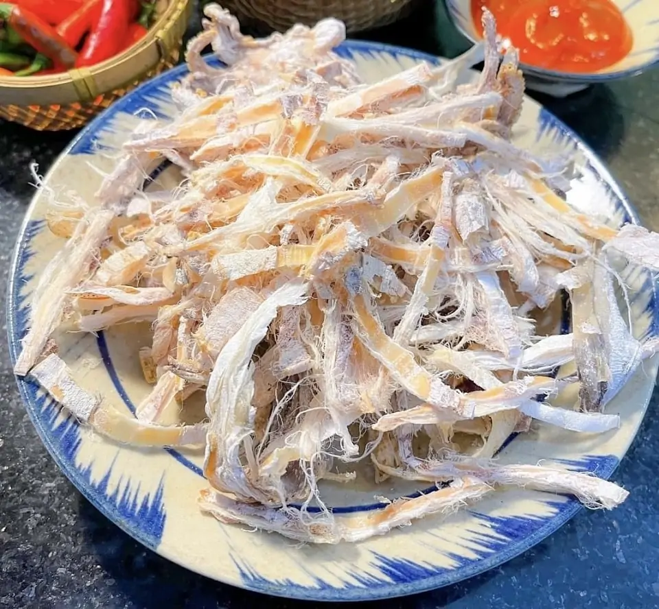 Khô mực nướng