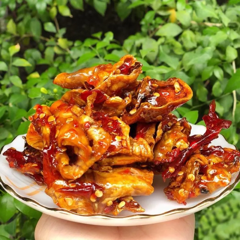Khô mực rim me