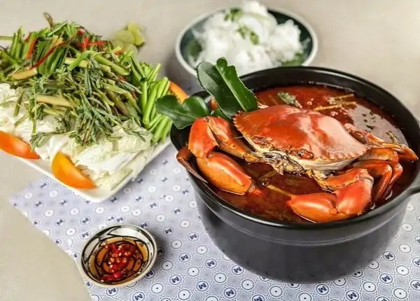 Lẩu cua thịt