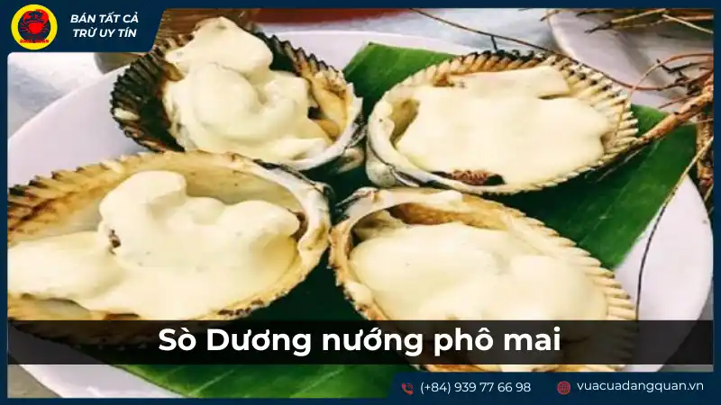 Sò dương nướng phô mai béo ngậy