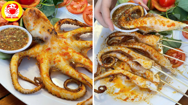 Bạch tuộc nướng sa tế