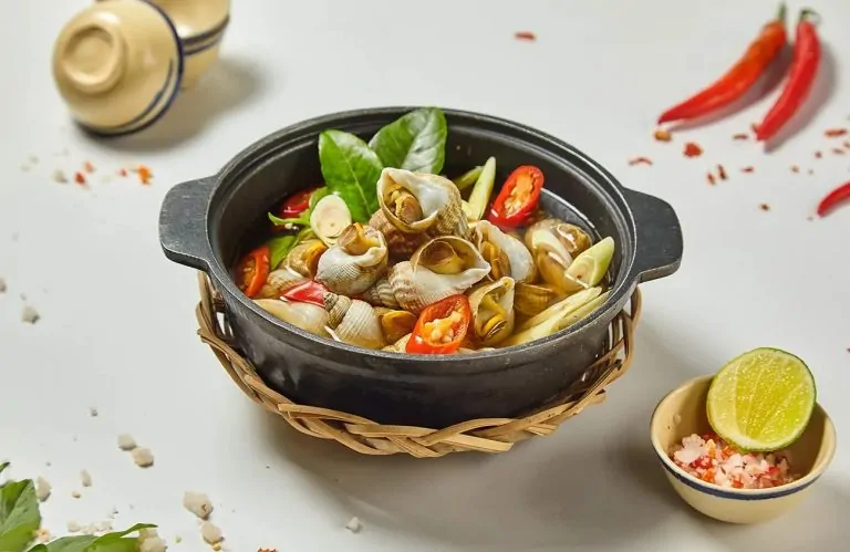 Ốc bulot hấp thái
