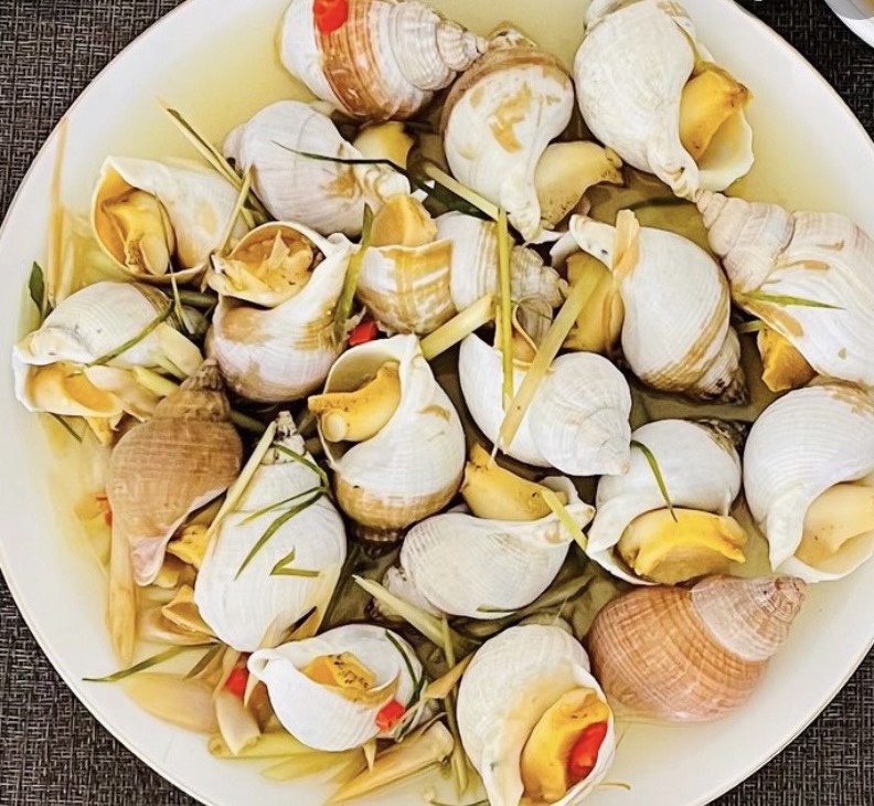 Ốc bulot hấp xả Ốc bulot hấp xả