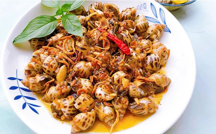 Ốc hương xào bơ tỏi
