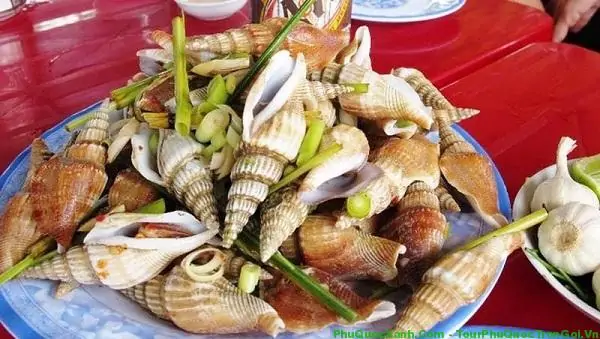 Ốc nhảy luộc