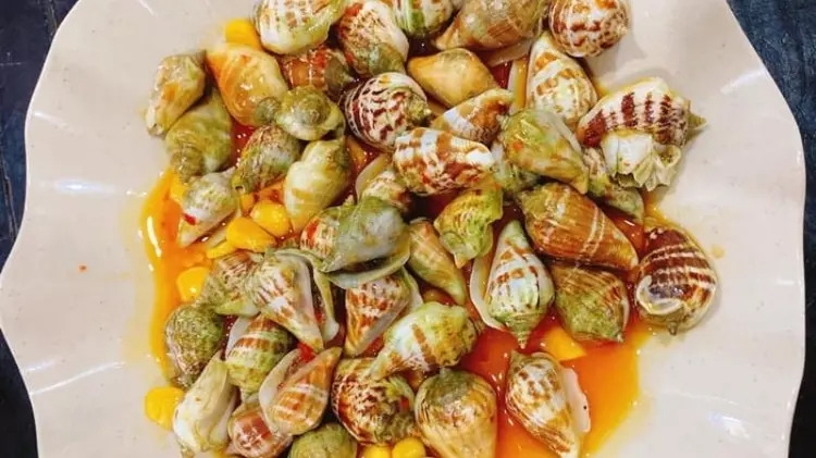 Ốc nhảy xào bơ tỏi