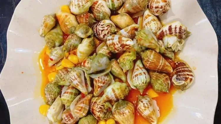 Ốc nhảy xào bơ tỏi