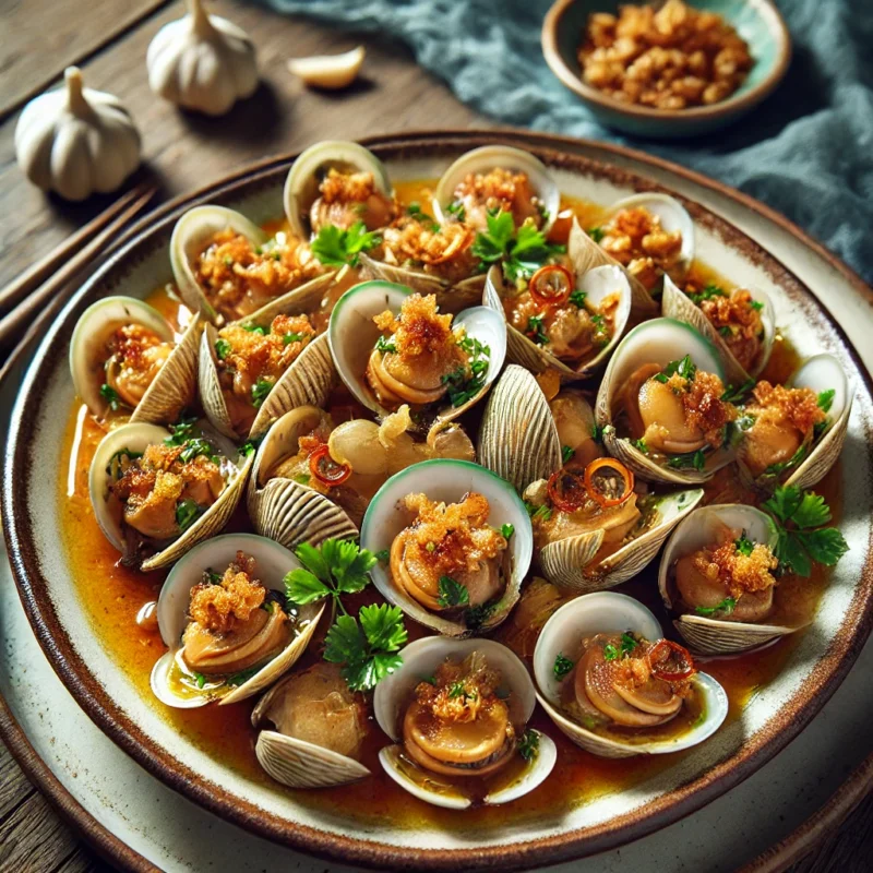 Sò cò Phú Quốc xào bơ tỏi
