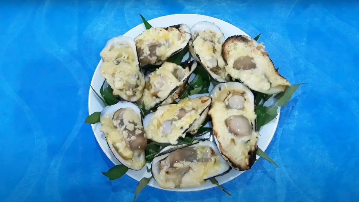 Sò dẹo nướng phô mai