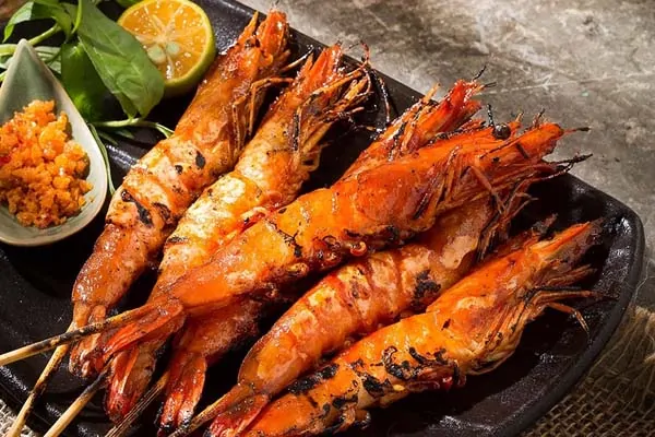 Tôm sú biển khủng nướng muối ớt