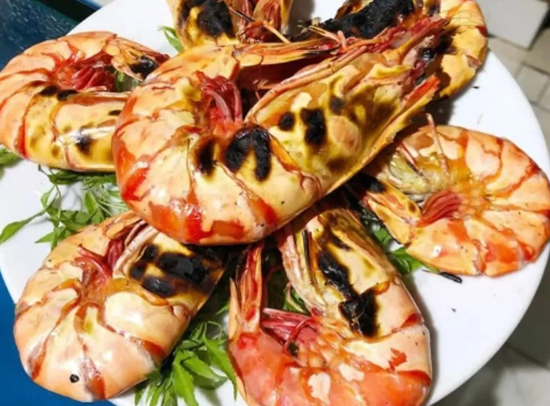 Tôm sú biển khủng nướng