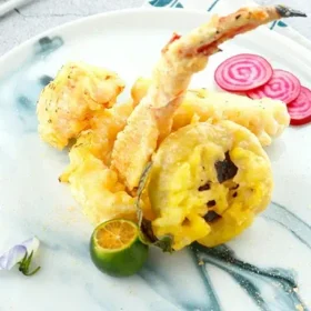 Càng cua hoàng đế chiên giòn