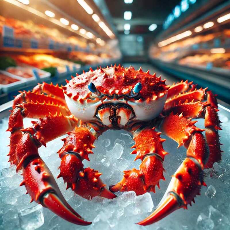 Cua Hoàng Đế tươi sống tại Hải sản Đăng Quân Cần Thơ