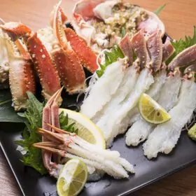 Sashimi cua hoàng đế thượng hạng