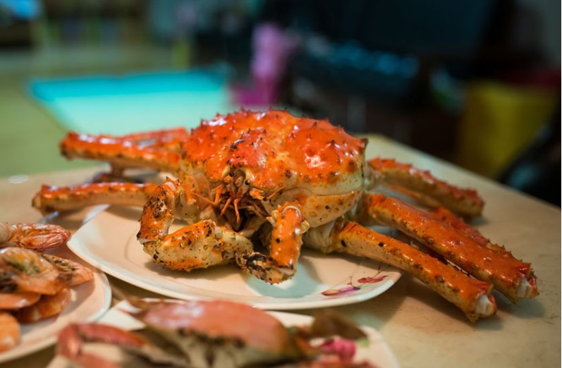 Thành phẩm cua hoàng đế hun khói Thành phẩm cua hoàng đế hun khói