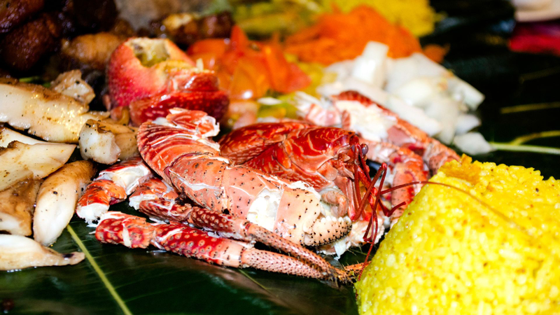 Cua dừa nướng