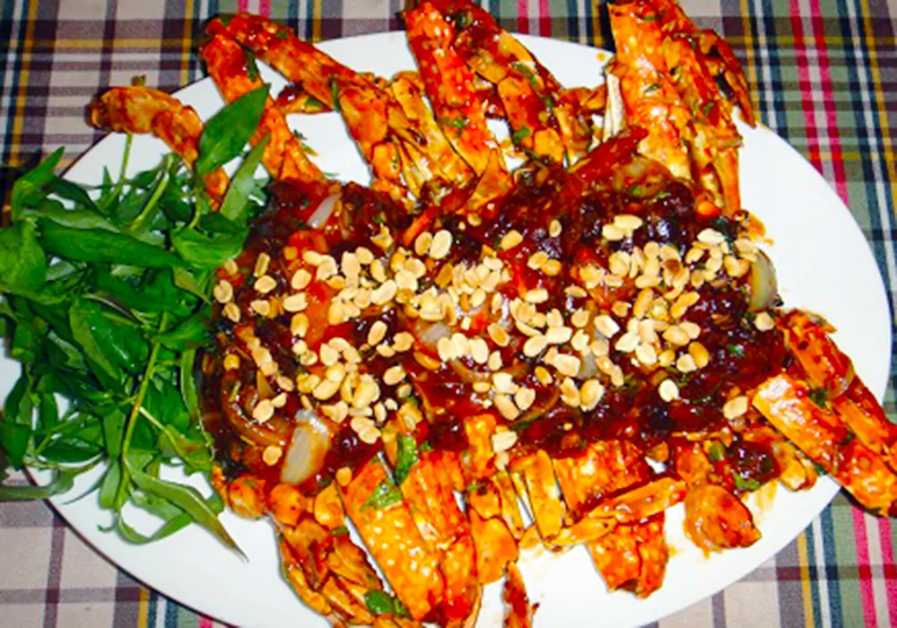 Ghẹ dĩa rang me