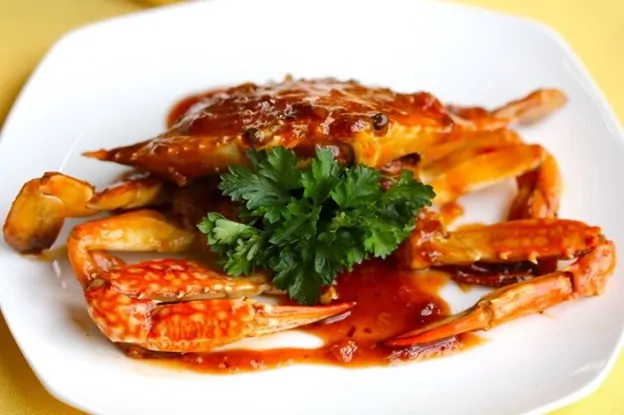 Ghẹ hoa sốt me