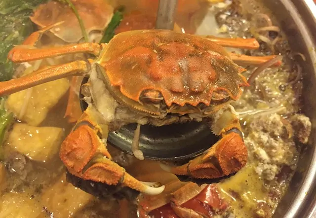 Lẩu cua sông dinh dưỡng