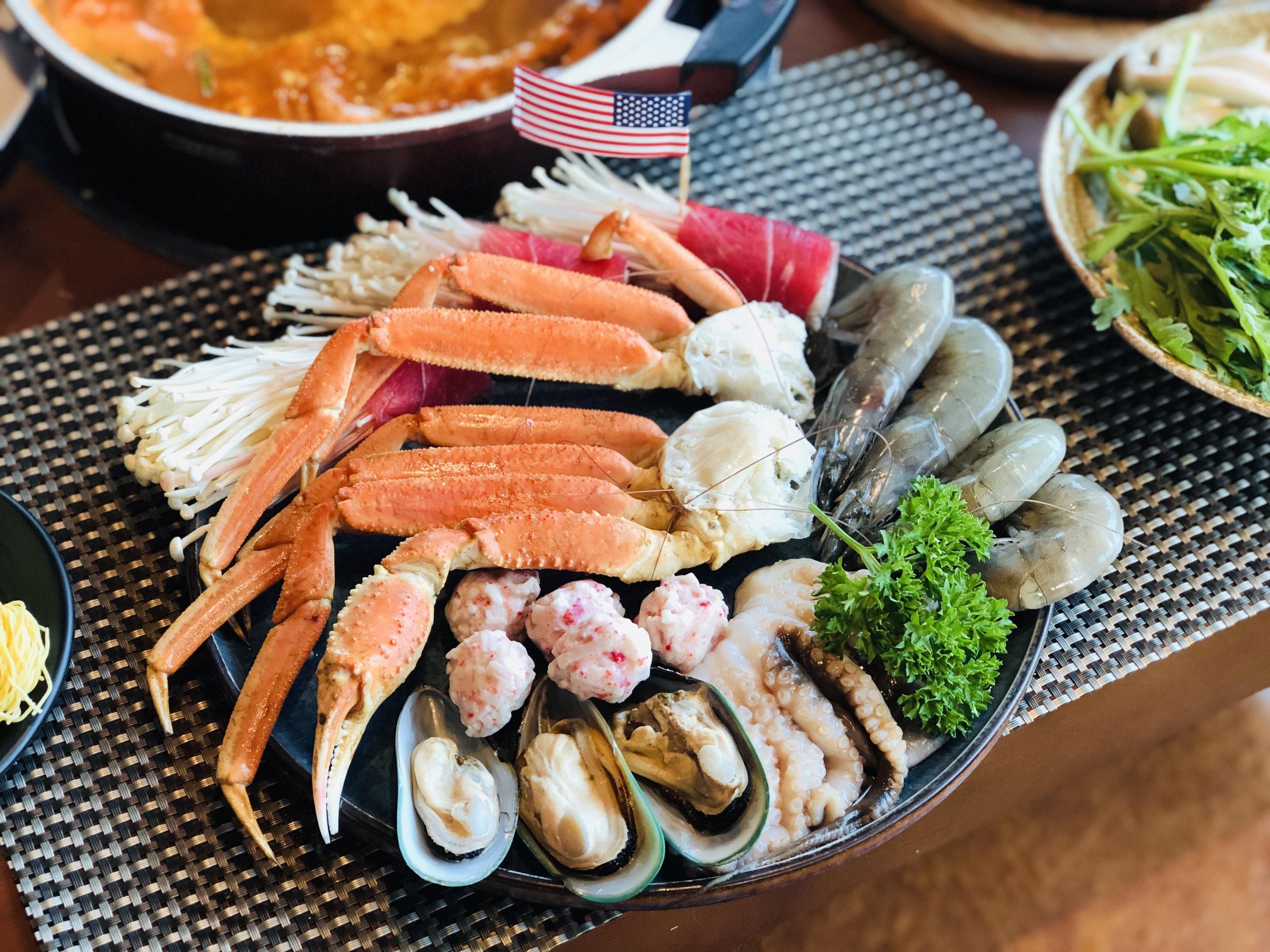 Lẩu cua tuyết
