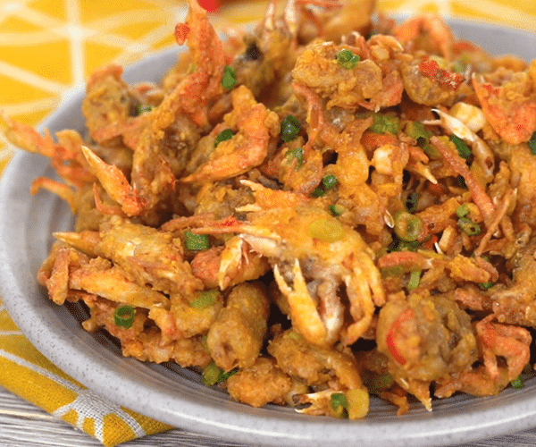 Ghẹ sữa chiên trứng muối