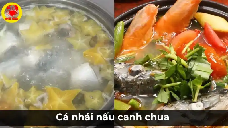 Canh chua cá nhái nấu kiểu miền Tây, vị chua thanh, ngọt dịu, ăn kèm các loại rau tươi