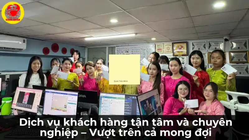 Dịch vụ khách hàng tận tâm và chuyên nghiệp tại Vựa Cua Đăng Quân