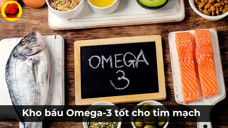 Hình ảnh minh họa về Omega-3, một dưỡng chất quý giá có nhiều trong ghẹ xanh, tốt cho tim mạch và trí não