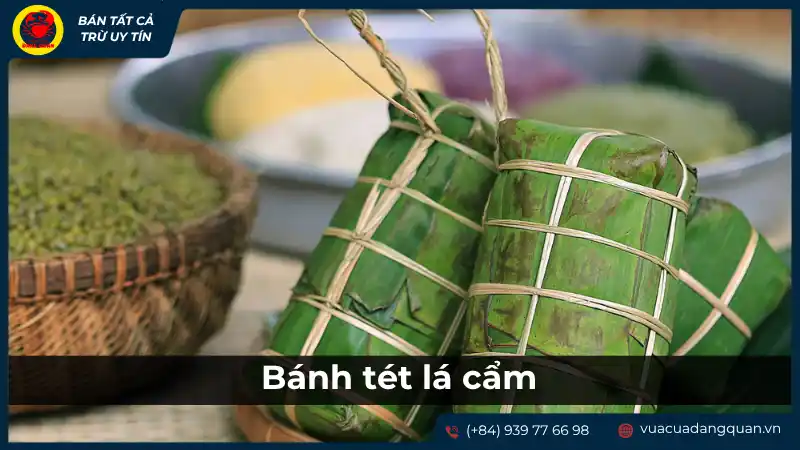 Bánh tét lá cẩm: Đặc sản nổi tiếng của Cần Thơ với màu sắc tự nhiên và hương vị đặc trưng