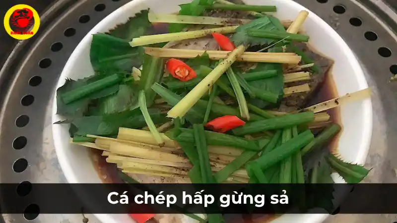 Cá chép hấp gừng sả thơm lừng, bổ dưỡng