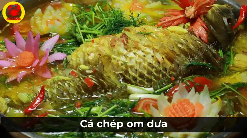 Món cá chép om dưa chua ngọt đậm đà