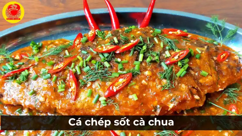 Món cá chép sốt cà chua thơm ngon, đậm đà
