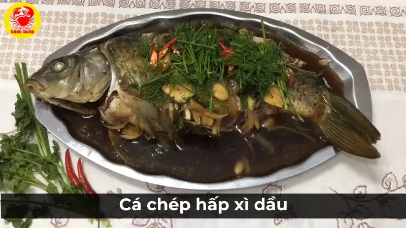 Món cá chép hấp xì dầu thơm ngon đậm đà